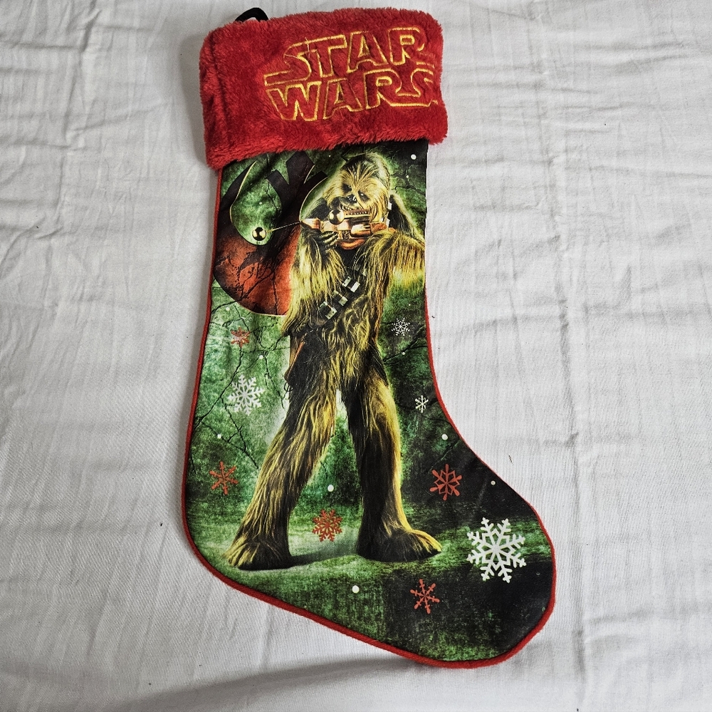 Star Wars Red and Green Holiday Stocking